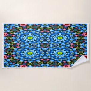 Blue Graphic design for Beach Towel