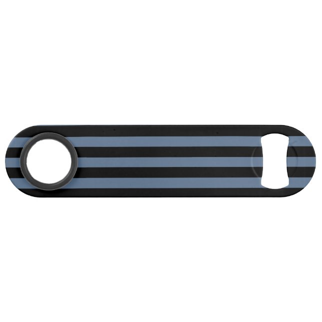 Blue gray and black stripes (Back Horizontal)