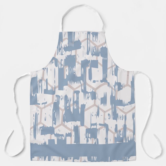 Blue Gray  Apron (Front)