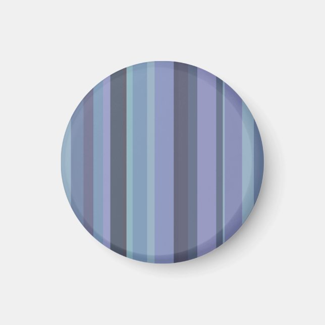 Blue-gray horizontal stripes magnet (Front)