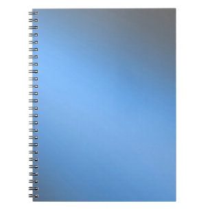 Blue Gray  moonlight ombre effect  Notebook