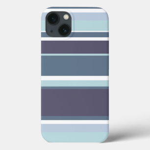 Blue-gray stripes Case-Mate iPhone case