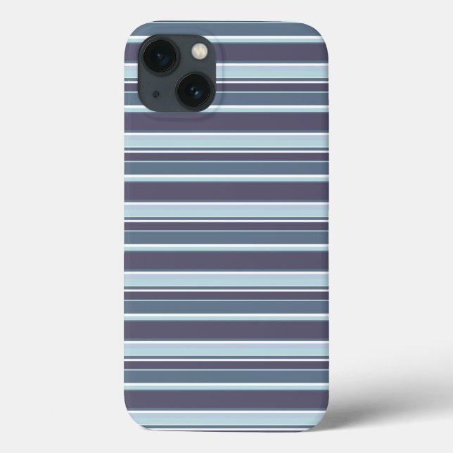 Blue-gray stripes Case-Mate iPhone case (Back)