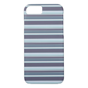 Blue-gray stripes iPhone 8/7 case