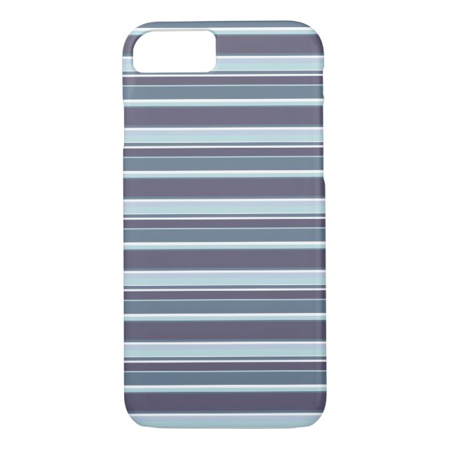 Blue-gray stripes Case-Mate iPhone case (Back)