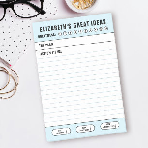 Blue Great Ideas To Do List Post-it Notes