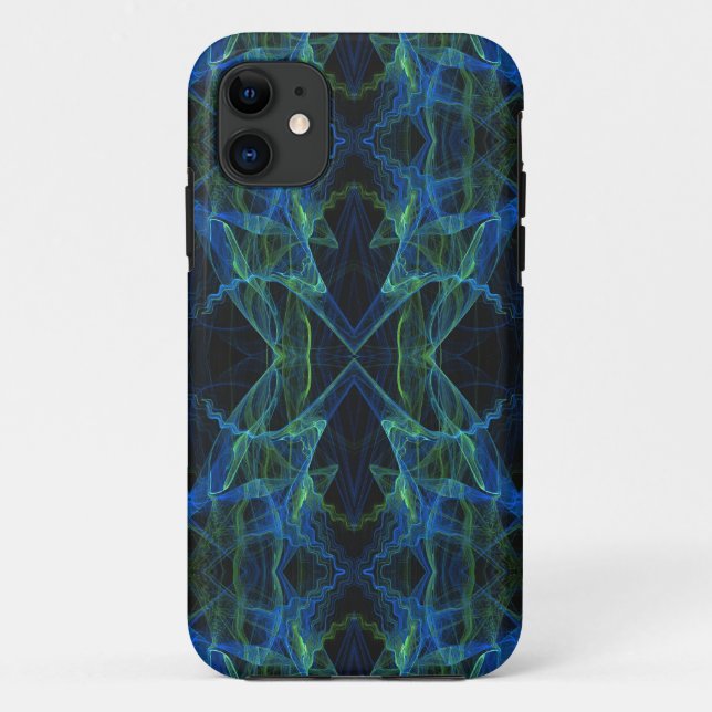 Blue, Gree & Black iPhone 5 Case-Mate Barely There Case-Mate iPhone Case (Back)