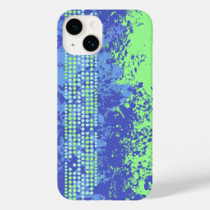 Blue green abstract surf beach Case-Mate iPhone 14 case