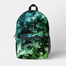 Blue/Green Abstract Tumbling Water