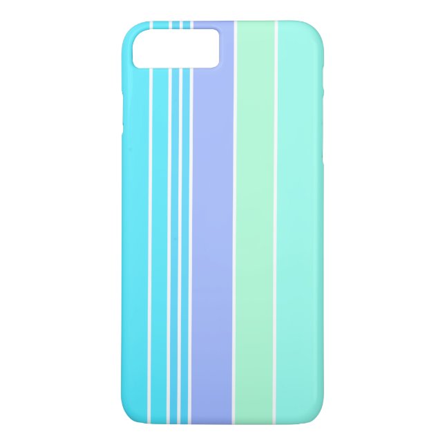 Blue Green and Purple Stripes Case-Mate iPhone Case (Back)