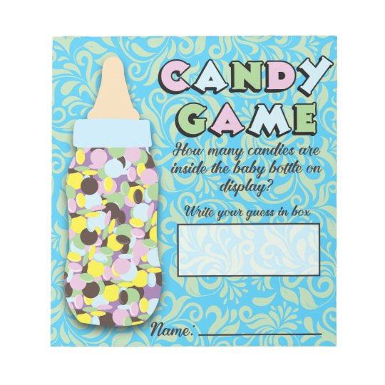 baby shower bottle guessing game
