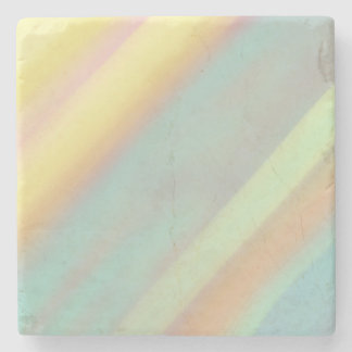 Blue Green Beach Coastal  Stone Coaster