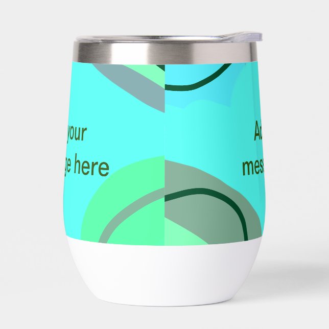 Blue green black pastel abstract add name text boh (Left)