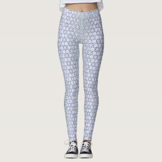 Blue Green Bloom Metamorphous  Leggings