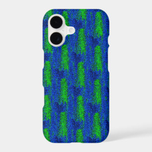 Blue Green Broken Glass Pattern