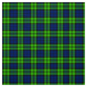 Blue Green Campbell Abercrombie Blackwatch Plaid Fabric