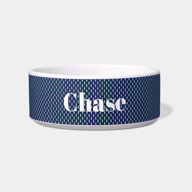 Blue Green Circular Bowl (Front)