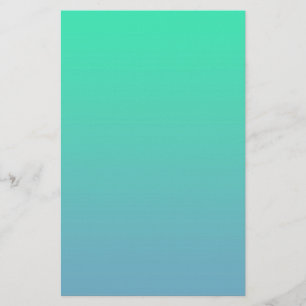 Blue Green Colour Stationery
