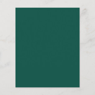 Blue-green (colour wheel) Deep Sea Green Flyer