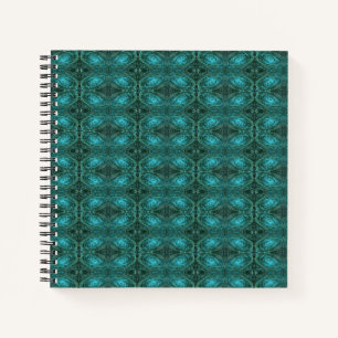 Blue Green Galaxy Notebook