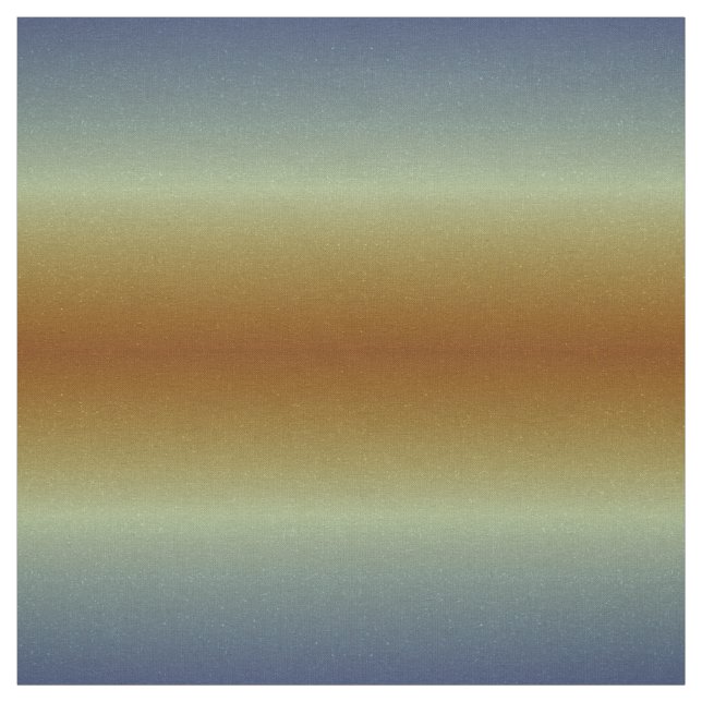 Blue, Green & Gold Desert Ombre Fabric (Swatch)