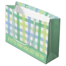 Blue Green Lime Pastel Modern Gingham Pattern
