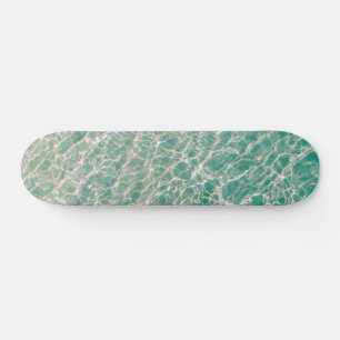 Blue Green Ocean Summer Beach Waves  Skateboard