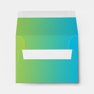 Blue & Green Ombre Envelopes