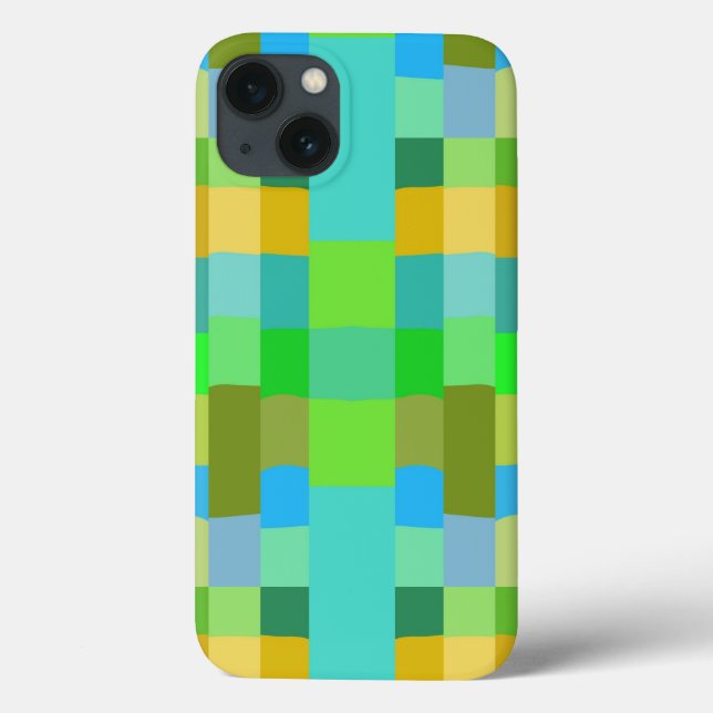 Blue Green Orange Purple Creamy Pattern Abstract Case-Mate iPhone Case (Back)