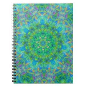 Blue Green Persian Rug Design Notebook