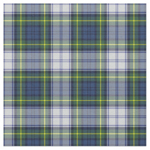 Blue Green Plaid Tartan Fabric