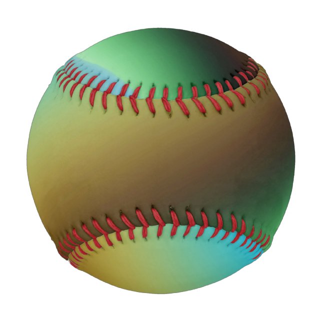 Blue green rainbow abstract texture pattern art  t baseball (Front)