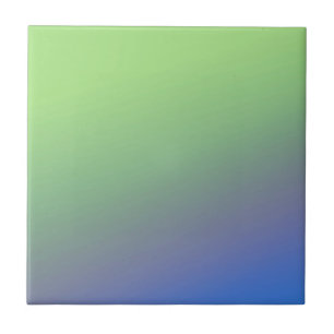 Blue green rainbow abstract texture pattern art t ceramic tile