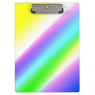Blue green rainbow abstract texture pattern art t clipboard