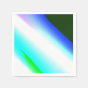 Blue green rainbow abstract texture pattern art t napkin