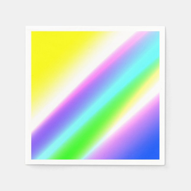 Blue green rainbow abstract texture pattern art  t napkin (Front)