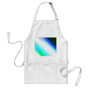 Blue green rainbow abstract texture pattern art  t standard apron
