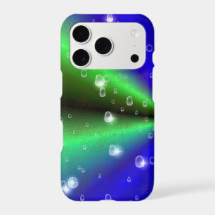 Blue Green Rainbow in Elephant Skin Leather Optik