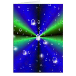 Blue Green Rainbow in Elephant Skin Leather Optik