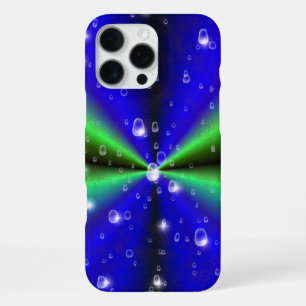 Blue Green Rainbow in Elephant Skin Leather Optik iPhone 16 Pro Max Case