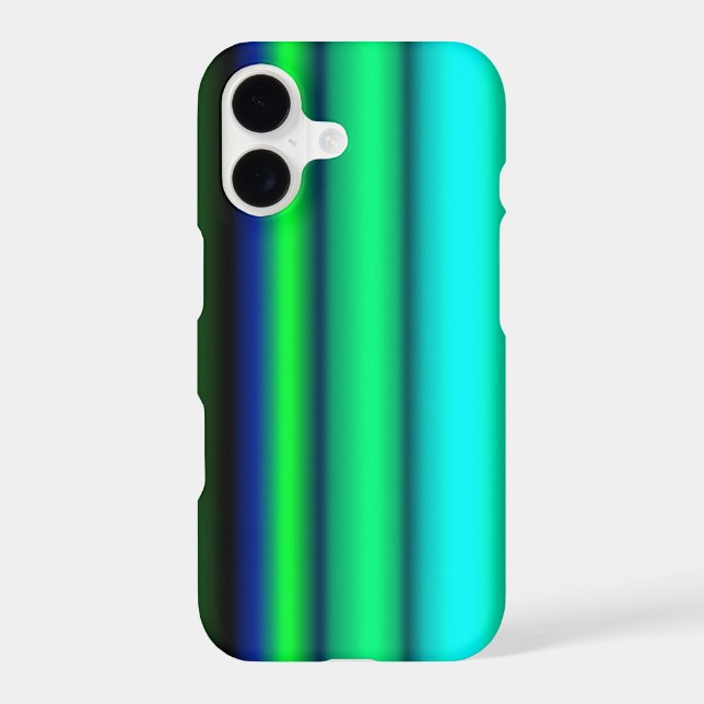 Blue Green Rainbow Stripes (Back)