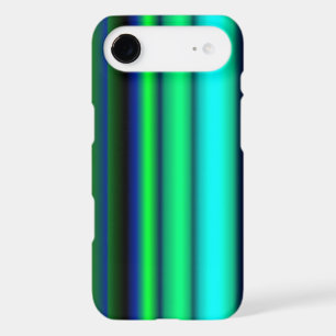 Blue Green Rainbow Stripes