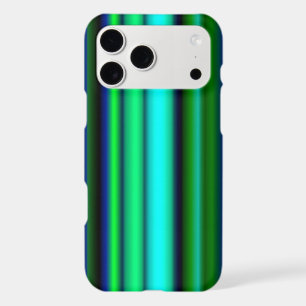 Blue Green Rainbow Stripes