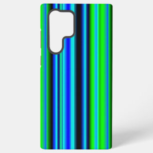 Blue Green Rainbow Stripes Samsung Galaxy Case