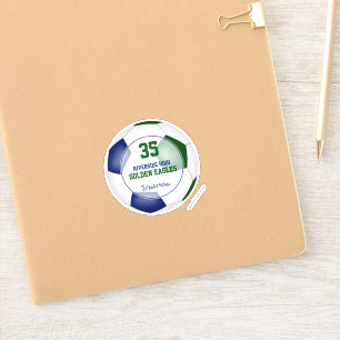 blue green soccer team colours boys girls