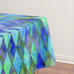 Blue & Green  tablecloth