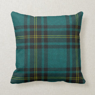 Blue-Green Tartan double-sided Cushion