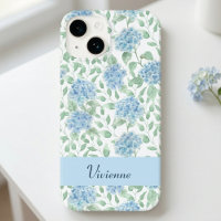 Blue Green Watercolor Wildflower Name