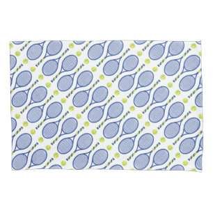 🎾- blue, green, white tennis🎾 pillowcase