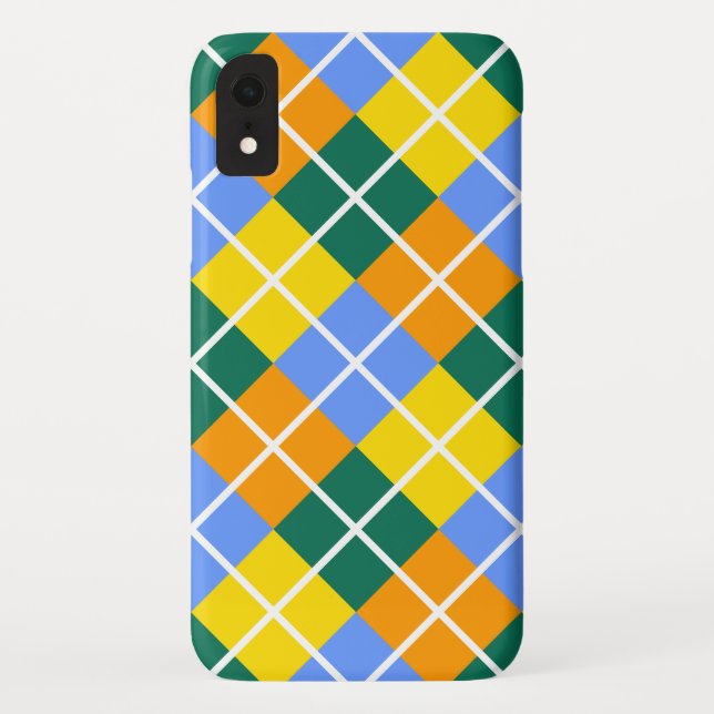 Blue Green Yellow Orange Case-Mate iPhone Case (Back)